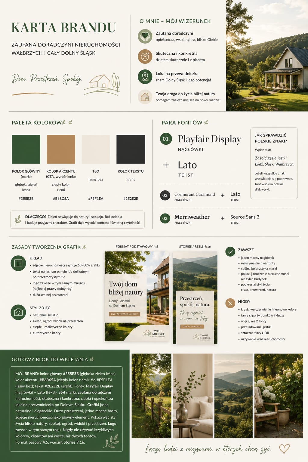 Karta brandu - kursantka Dominika